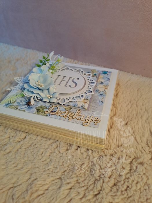 Pudełko podziękowanie dla chrzestnych/dziadków