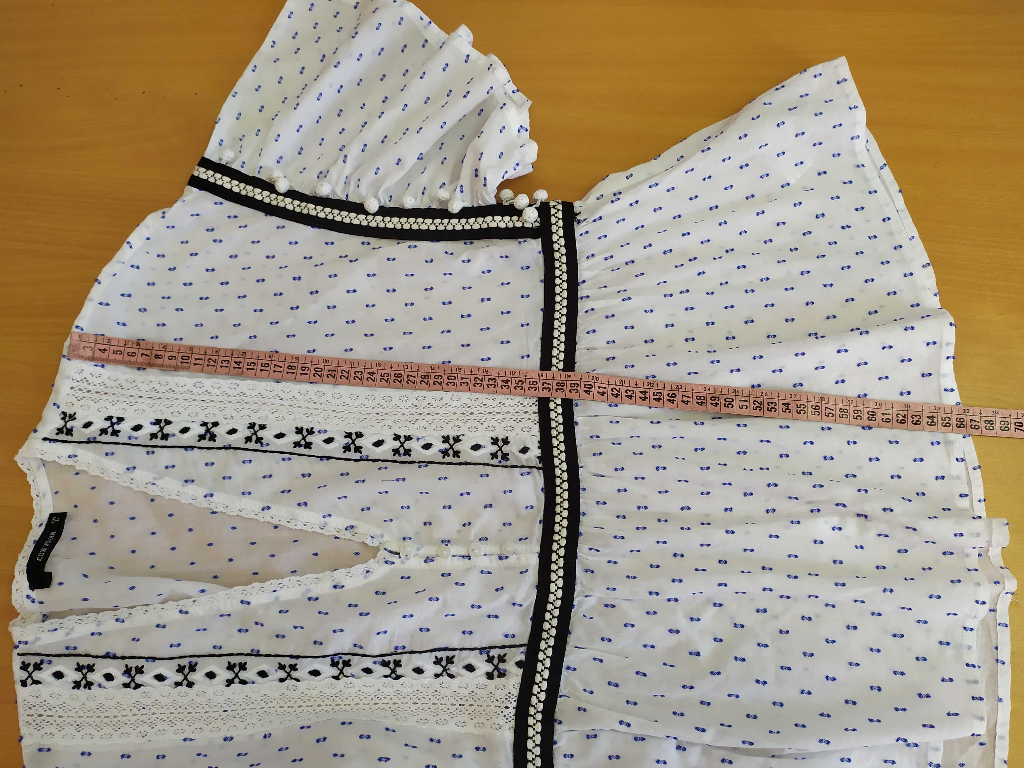 Blusa feminina bordada, tam. L/XL