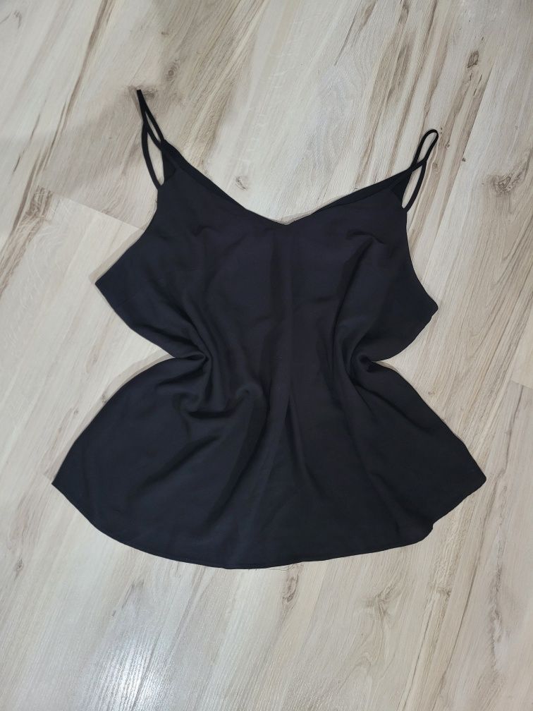 Czarna bluzka na ramiączkach letnia plus size River Island 4XL