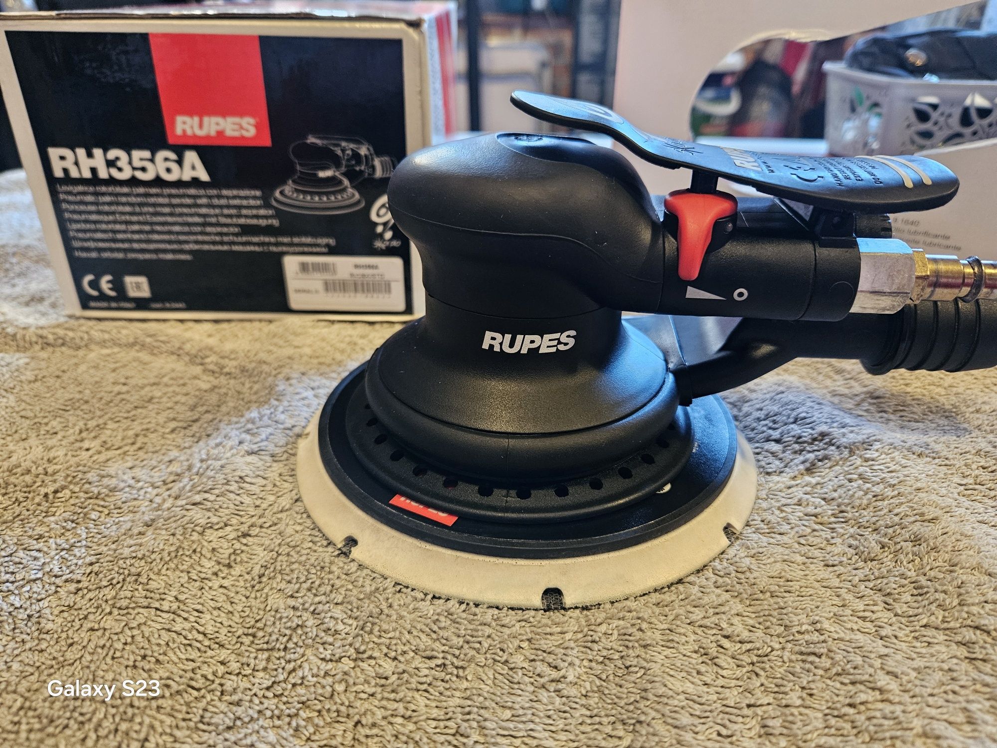 Szlifierka pneumatyczna Rupes RH 356A Skorpio IIII skok 6mm