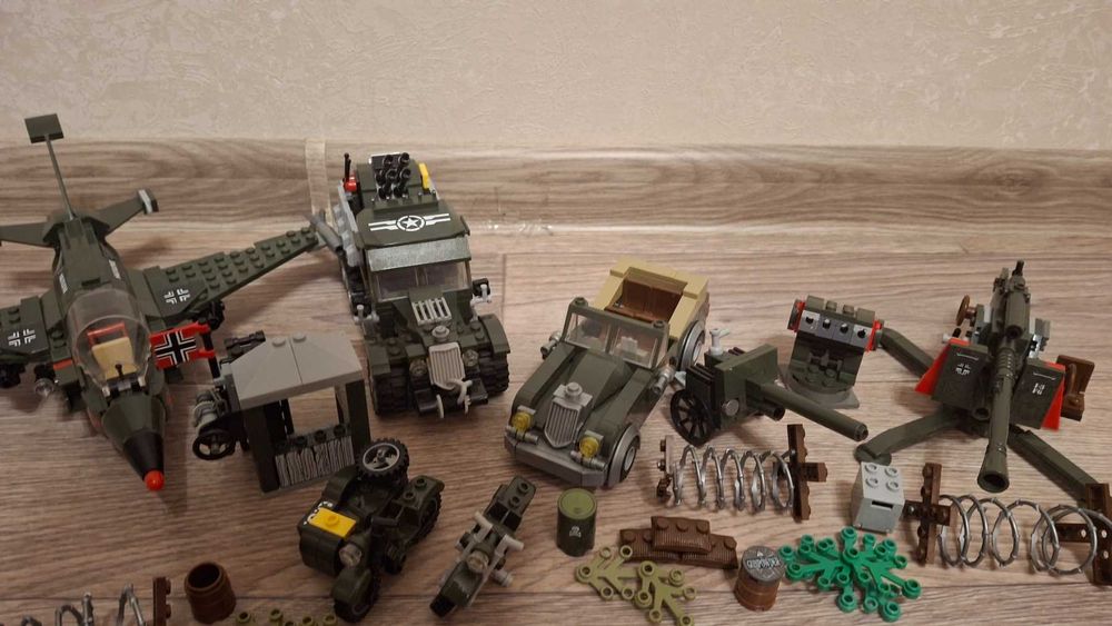 Лего аналог. Enlighten Combat Zones 1702, 1704, 1708, 1710