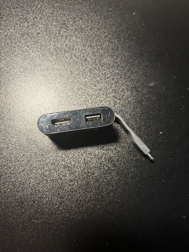 Adapter zewnętrzny Dell USB-C na HDMI 2.0 - USB-A 3.0
