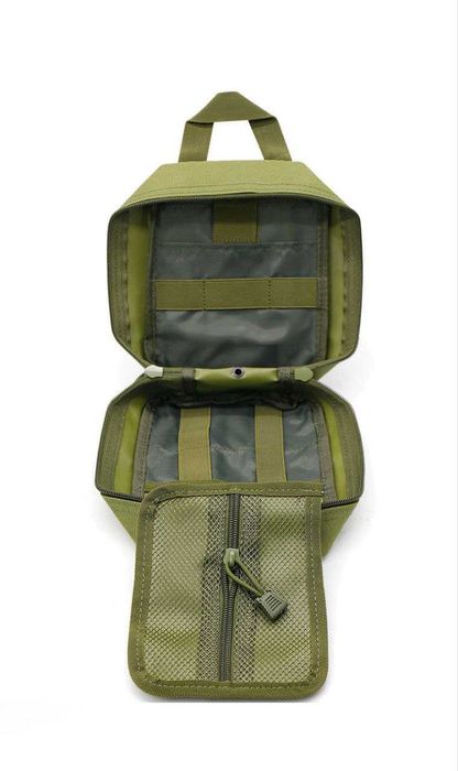 Підсумок аптечка тактична військова. Олива. Швидкий скид
