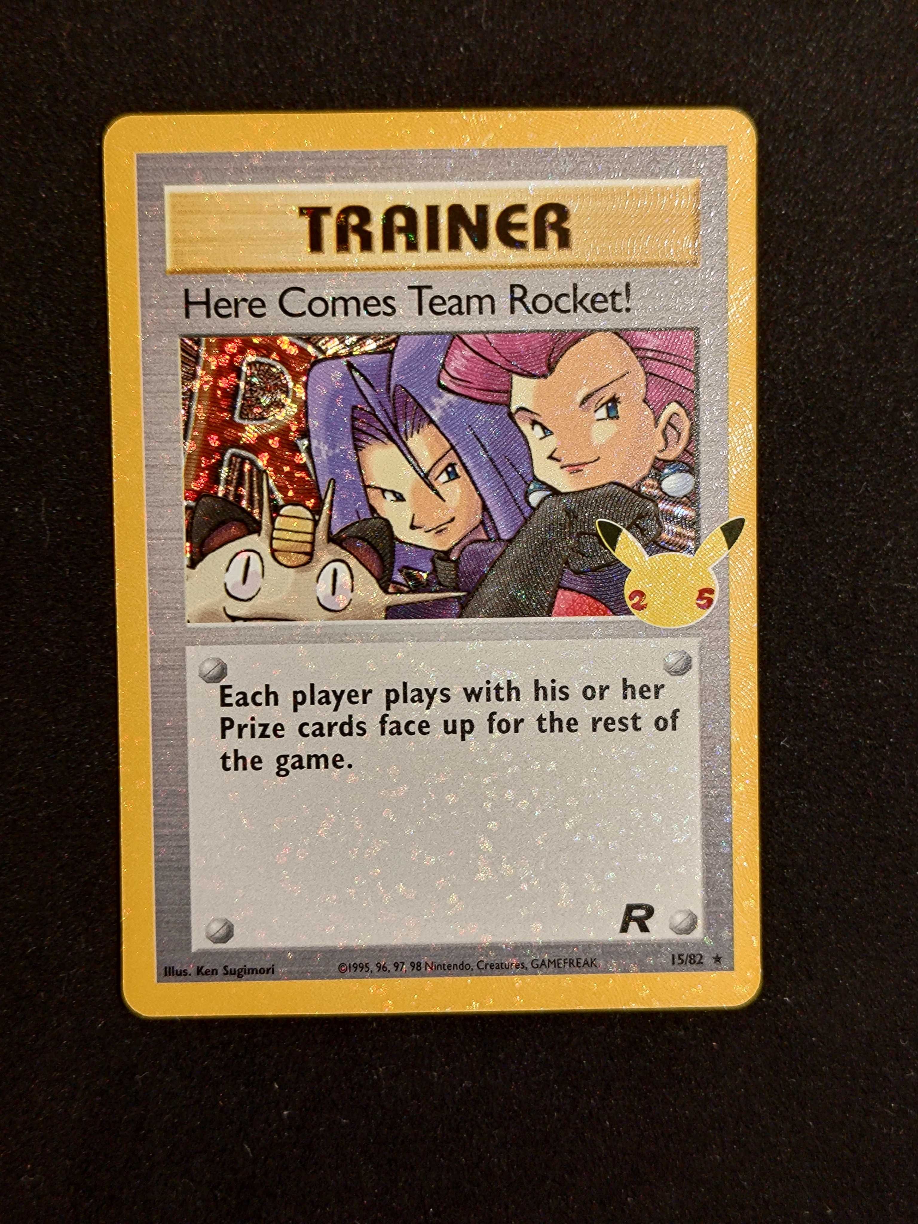 Karta Pokemon - Team Rocket Celebrations 25 oryginalna