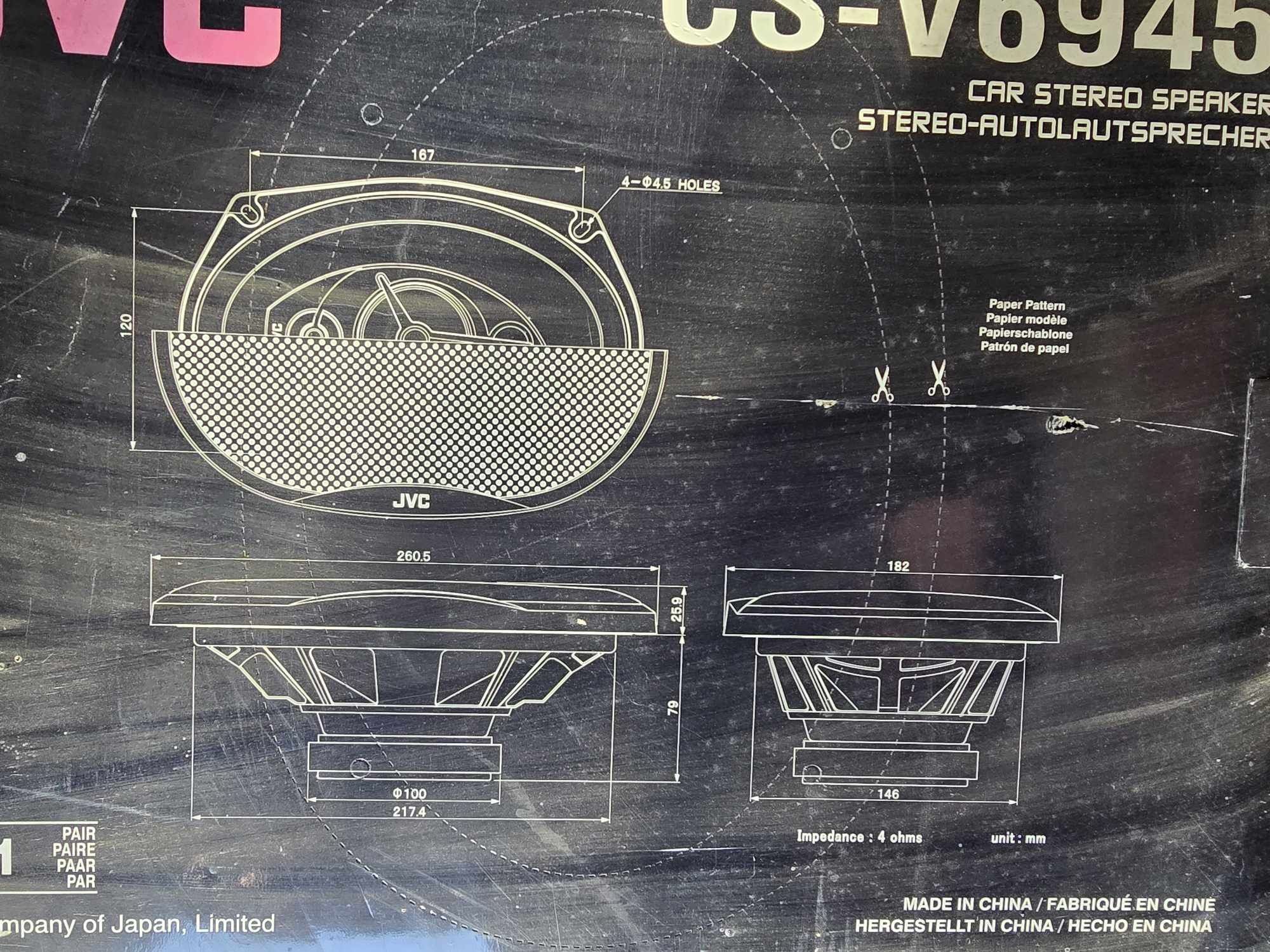 Głośniki JVC CS-V6945