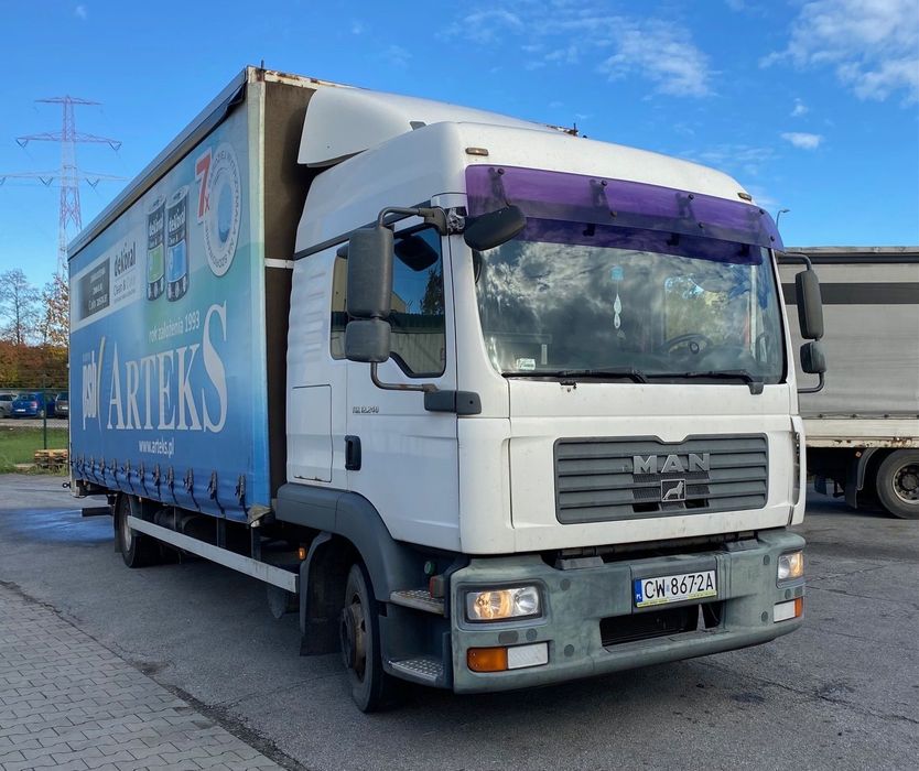 MAN TGL 12.240  Samochód w dobrym stanie, gotowy do pracy