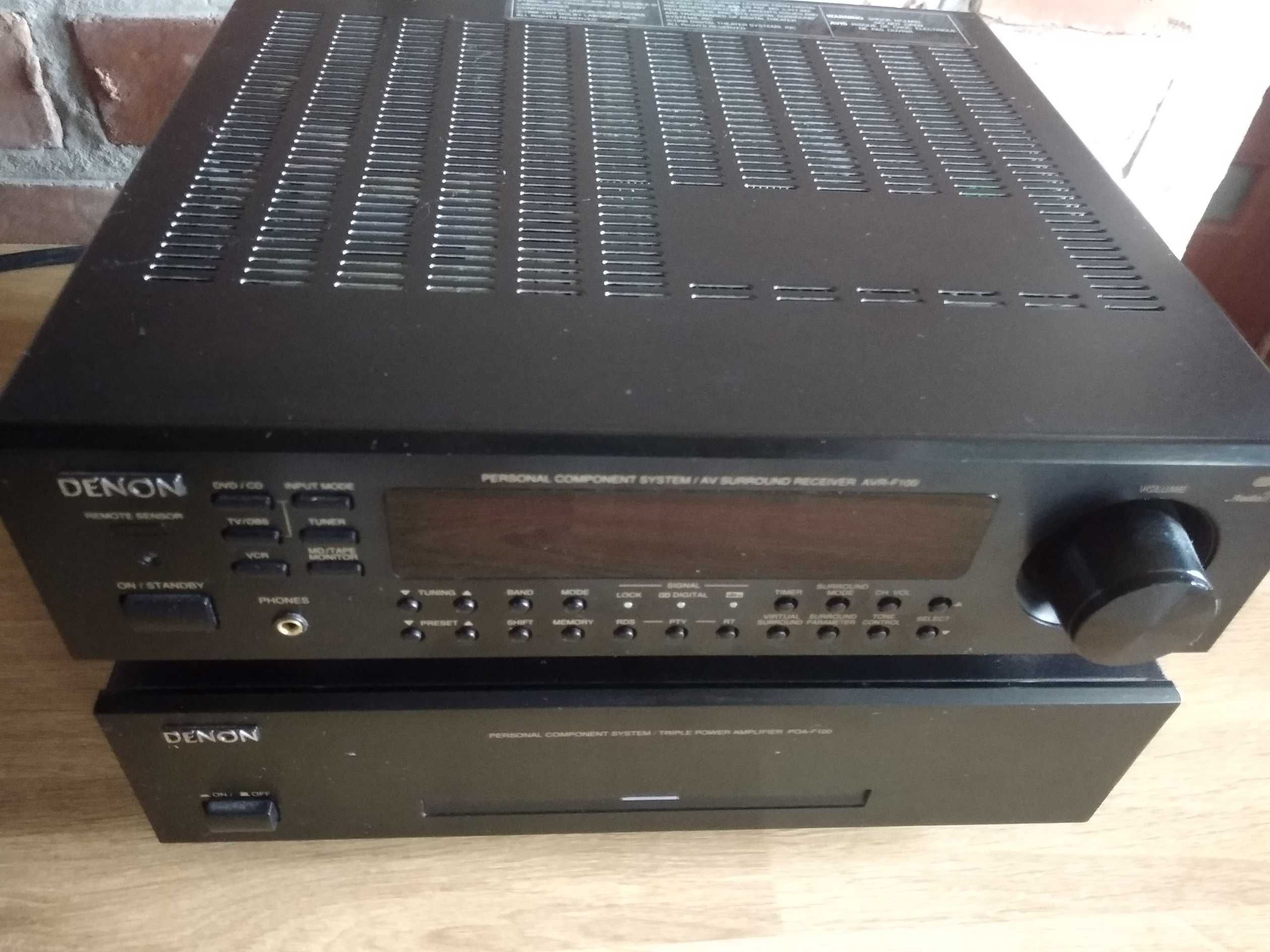 DENON AVR-F100 ampli/wzmak 2.0 (lub kino z końcówką POA-F100) czarny