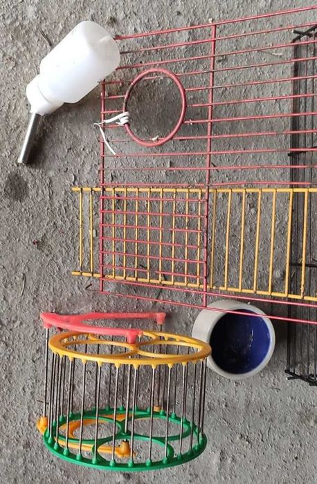 Klatka, poidełko, miseczka, kółko obrotowe dla gryzoni chomik, świnka