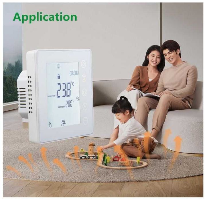 Inteligentny termostat WIfi Wengart 24V do wodnego ogrzewania