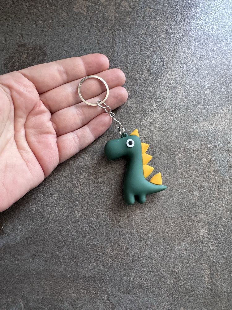 Breloczek dinozaur zielony dinuś nowy zabawka zawieszka ozdoba T-Rex