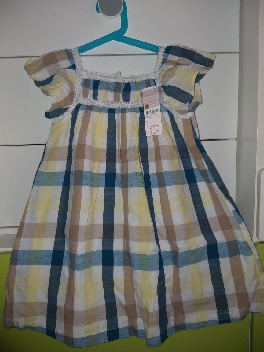 Vestido novo Zippy 6-7 anos.