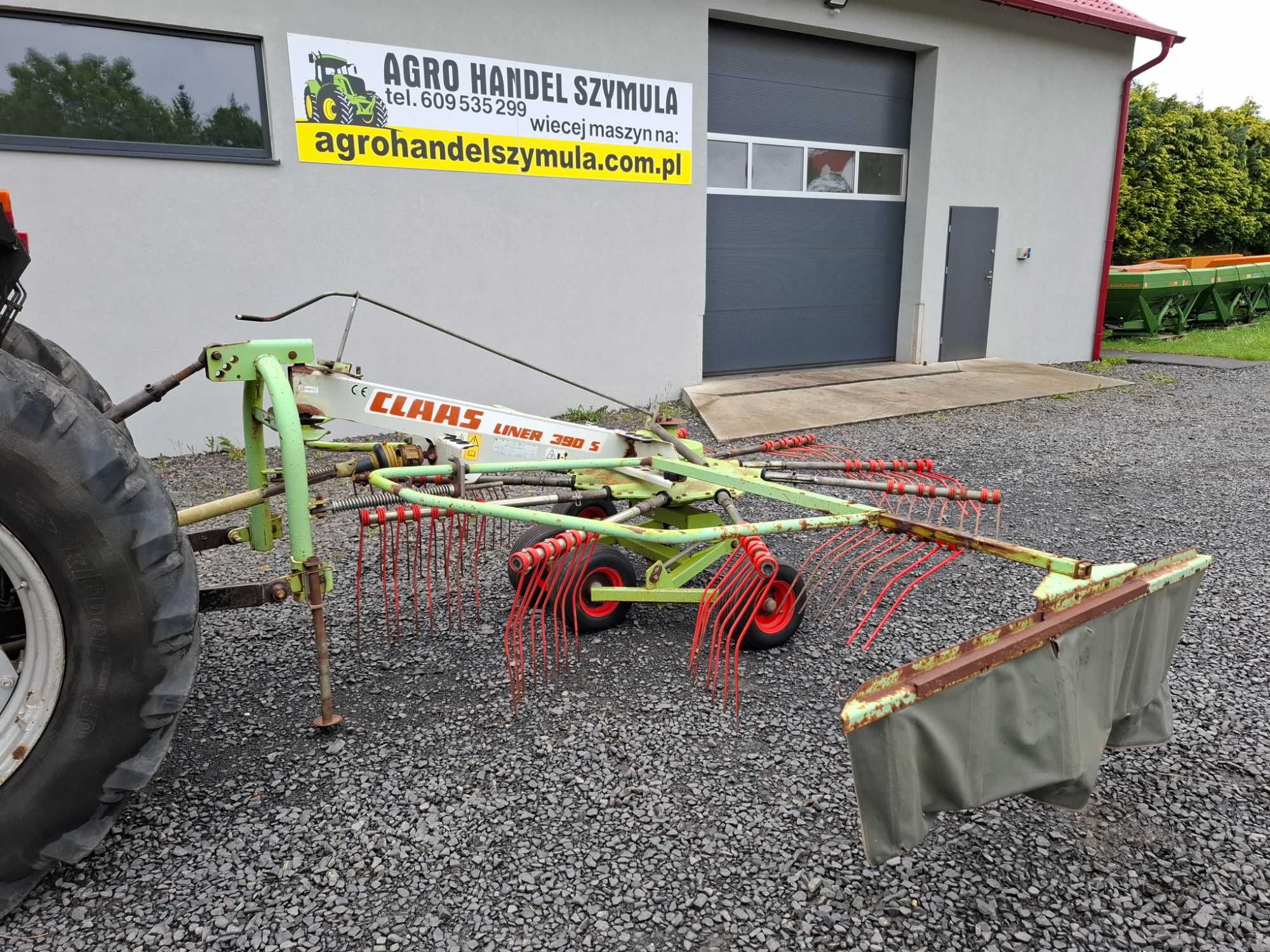 Zgrabiarka CLAAS LINER 390 S, KUHN GA 4321 GM MASTERDRIVE sprawne bdb