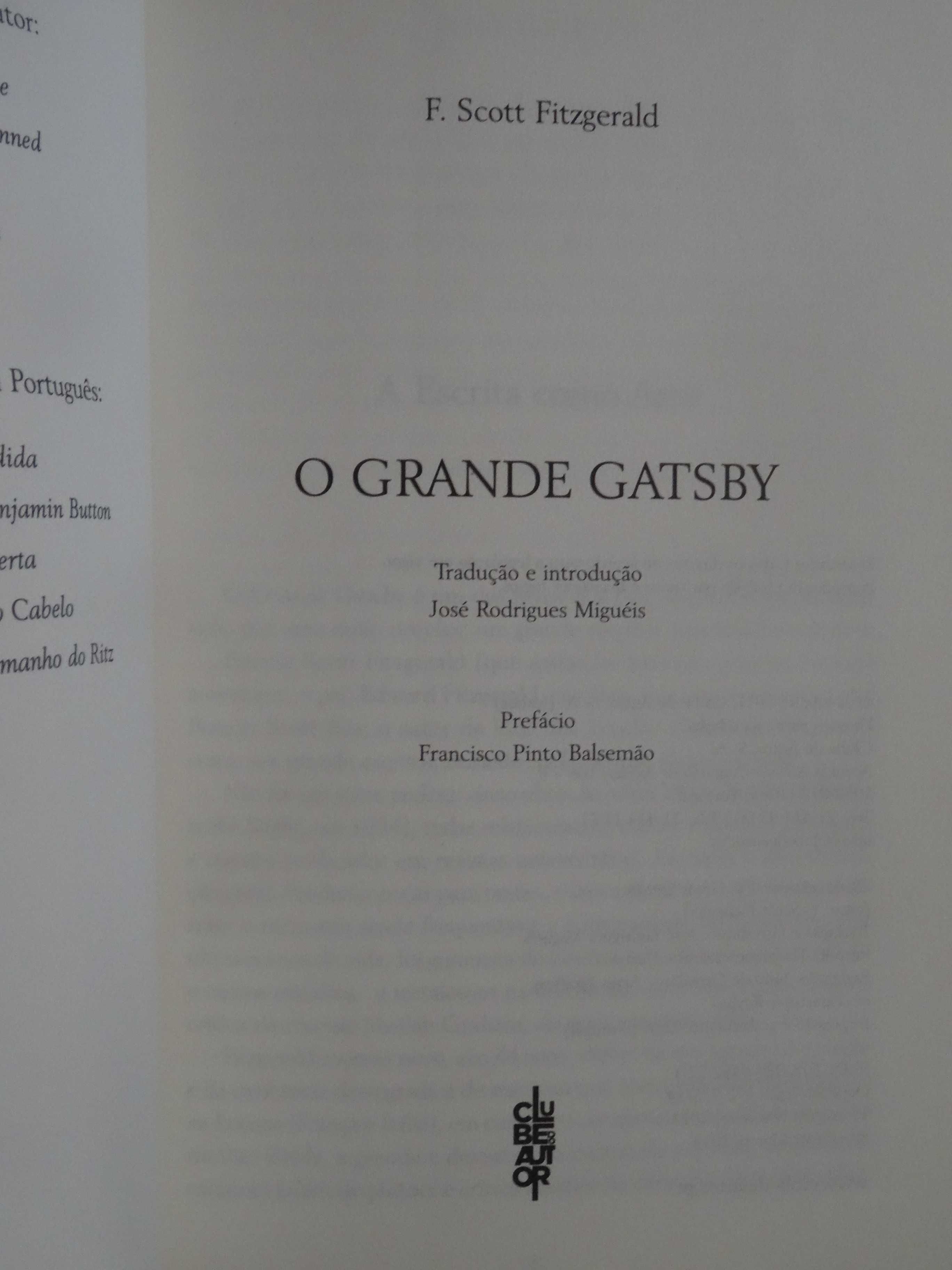 O Grande Gatsby de F. Scott Fitzgerald