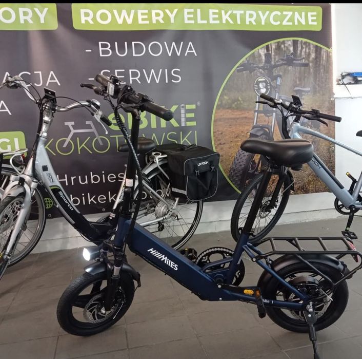 Rower elektryczny mini skladak