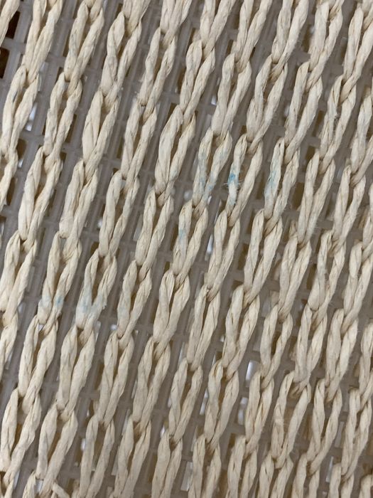 Torebka slomkowa koszyczek na lato wakacje bezowa mala lekka