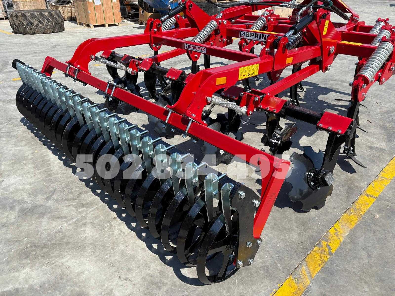 bezorkowy/2m/2,4m/3m SPRING AGREGAT podorywkowo-orkowy/brona/gruber