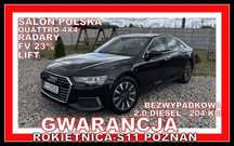 Audi A6 Salon Polska, Quattro, FV 23% Gwarancja, Bezwypadkowa, Automat, Diesel