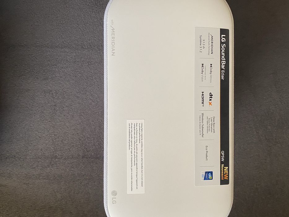 Soundbar LG Eclair QP5W Biały