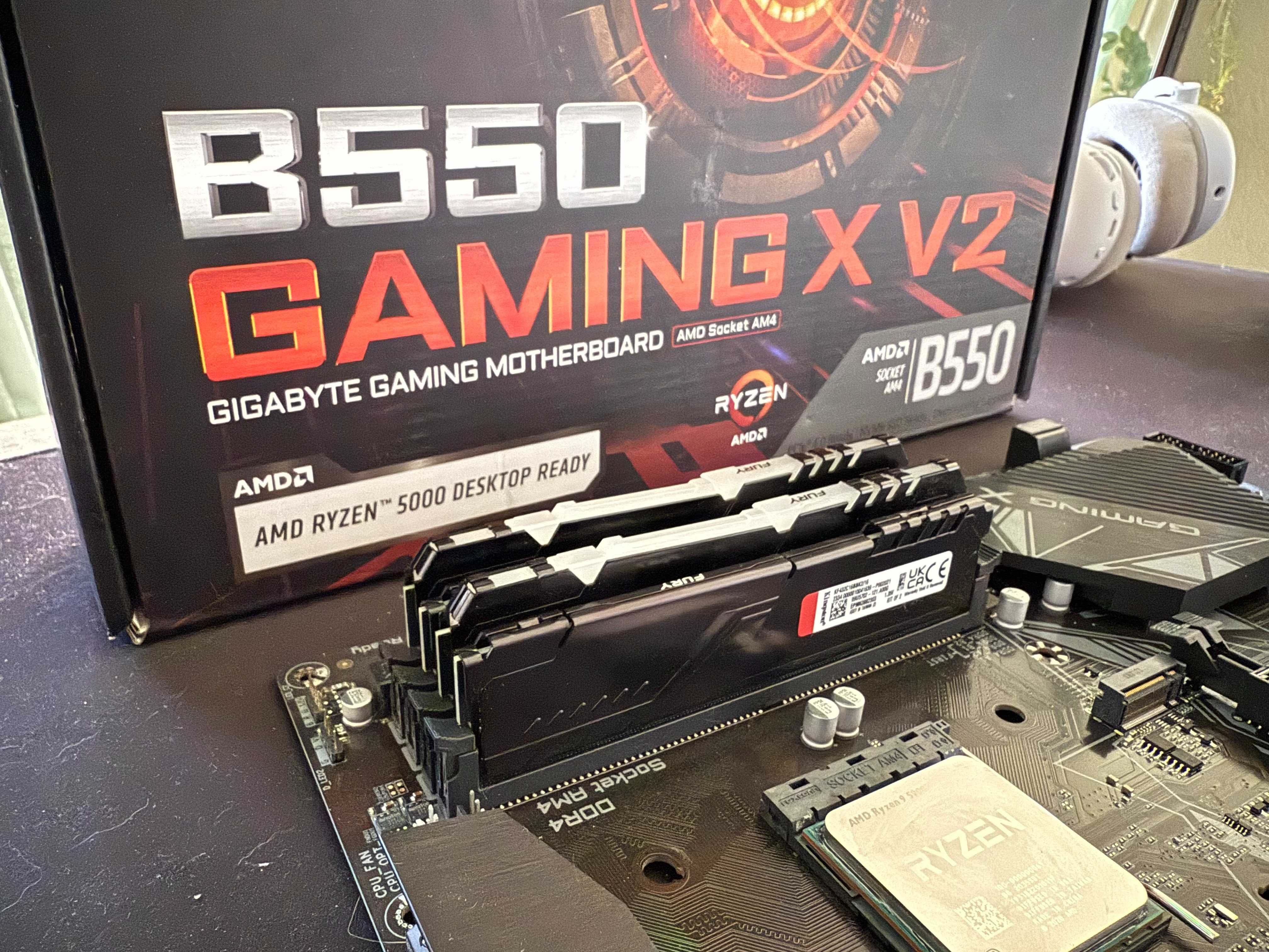 Игровой комплект Ryzen 9 5900x + B550 + 32 gb DDR4. Идеальный вариант