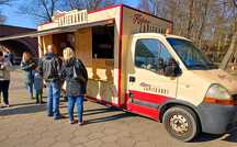 Renault Master II  Baza Food Truck kamper koniowóz sklep bar zapiekanki
