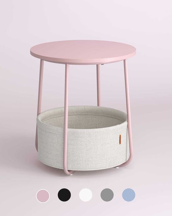 Nowy stolik kawowy z koszyczkiem / blat / stół / VASAGLE !7833!