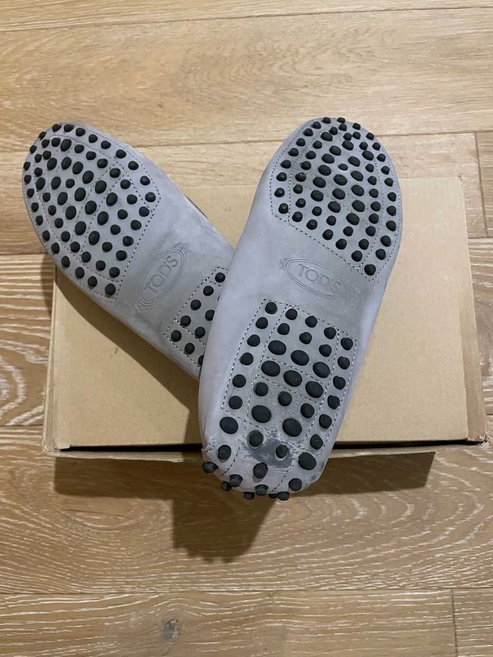 Мокасини жіночі TOD'S, колір блакитно-бузковий, р.38