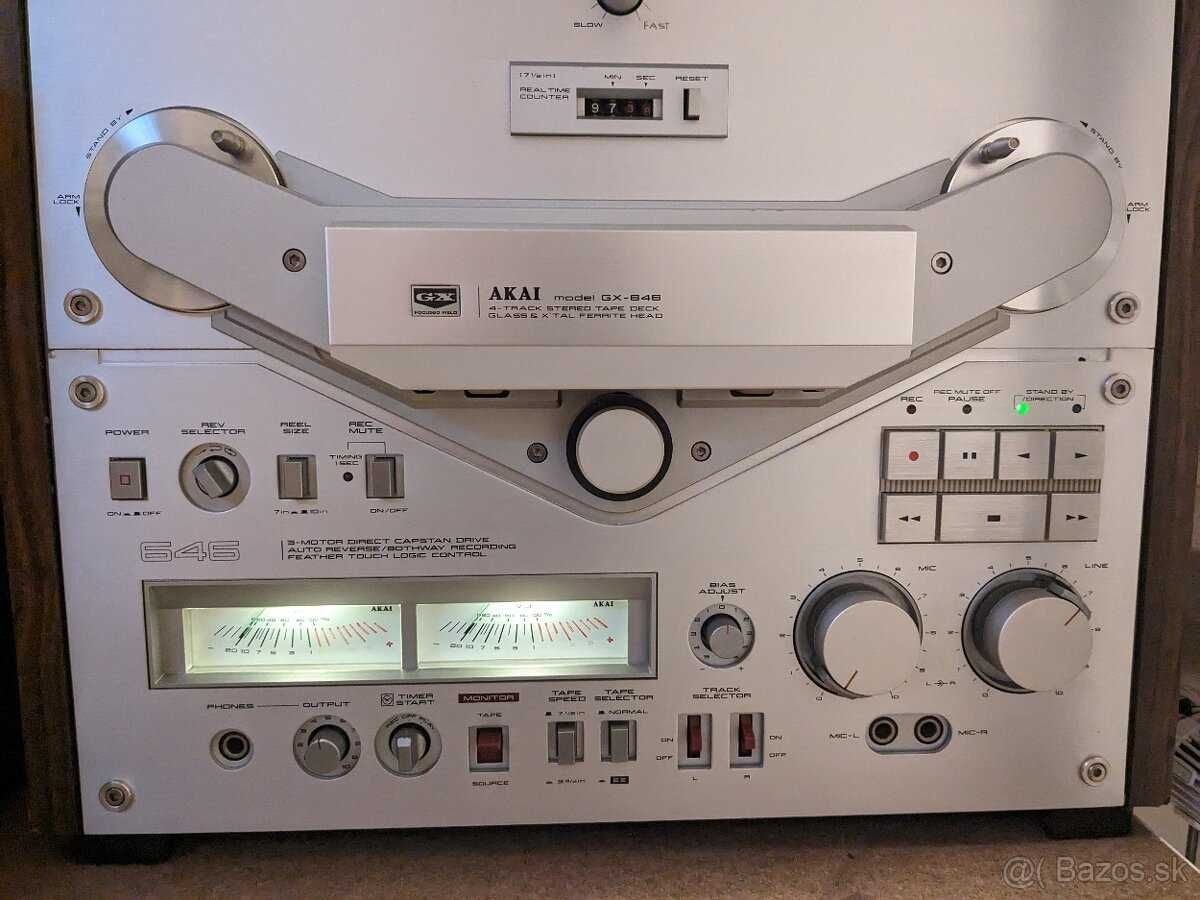 Akai GX-646 magnetofon szpylowy  (Made in Japan)