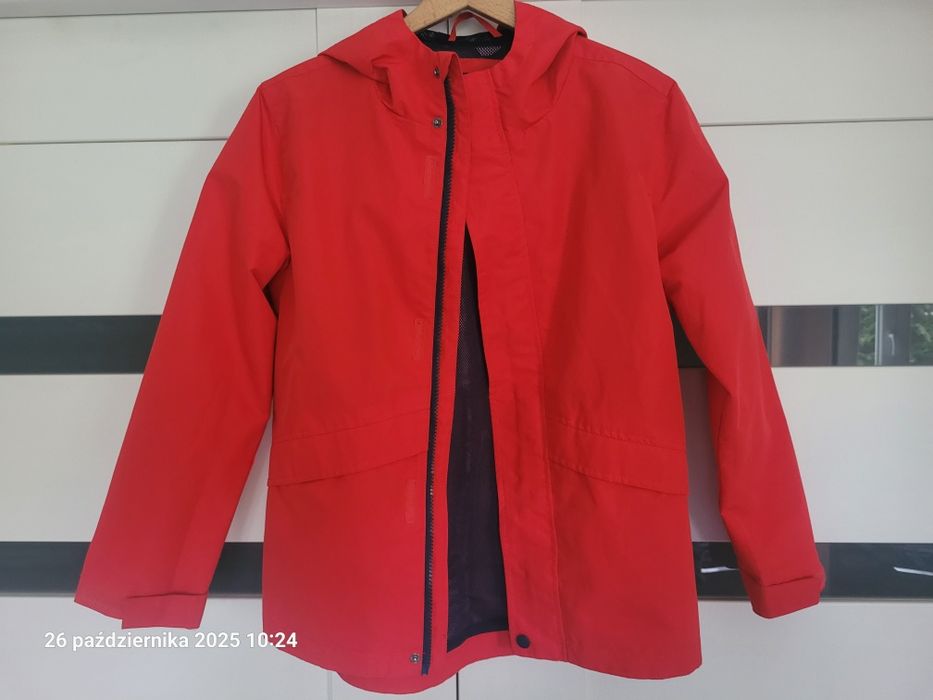 Kurtkę Cool Club smyk 146cm, chłopięca, czerwona przeciwdeszczowa
