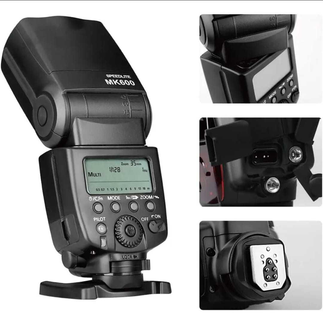 Flashes Meike Mk600 TTL SS para Canon - Novos