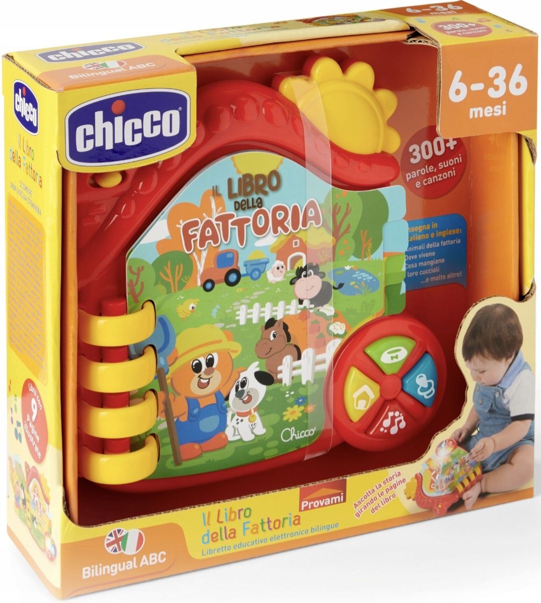 Chicco Interaktywna Książeczka Farma ABC 10514