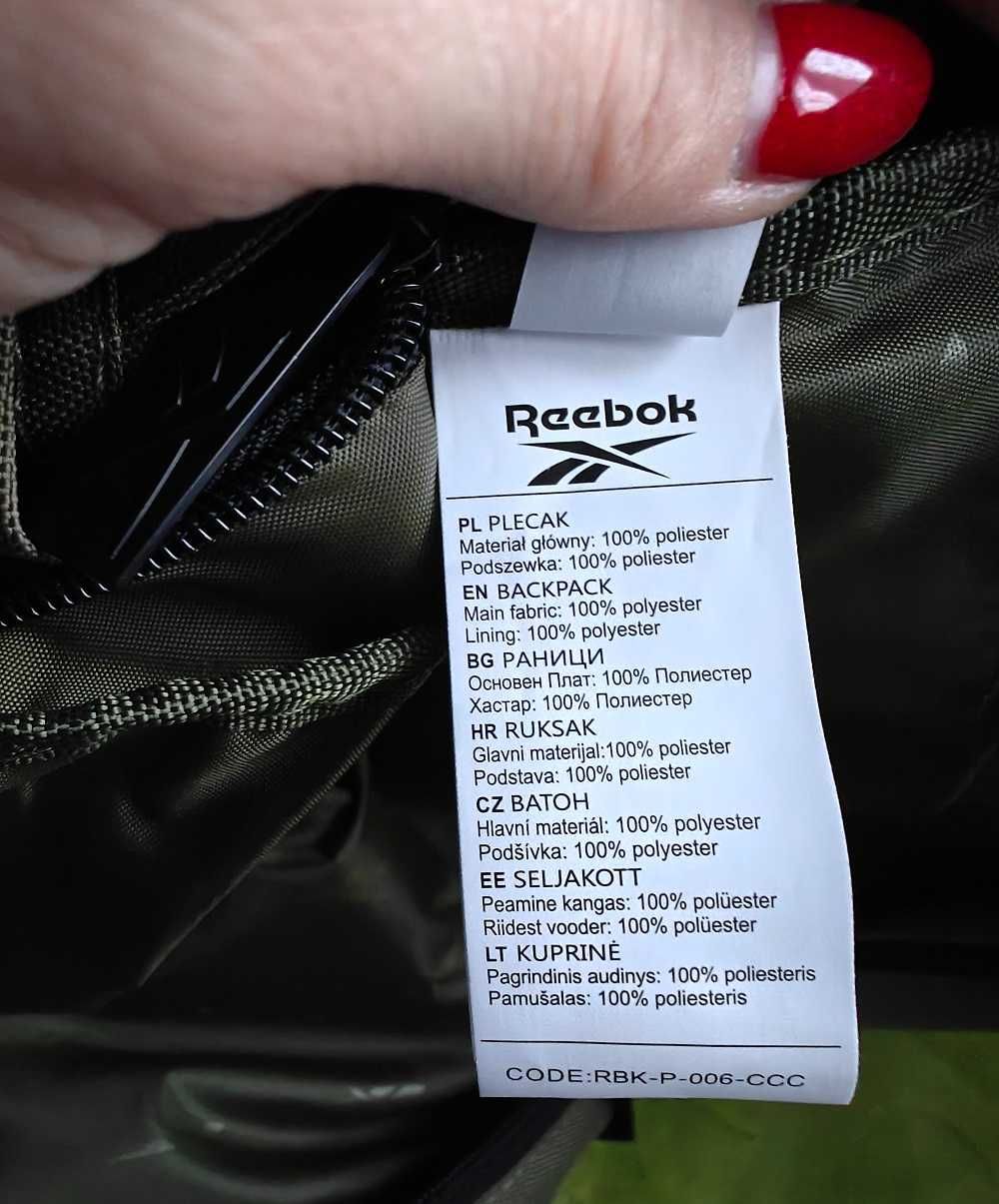 plecak reebok unisex