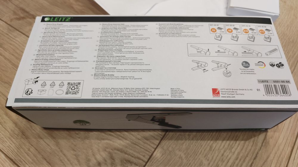 Zszywacz Leitz kastowy LEITZ 80 KARTEK