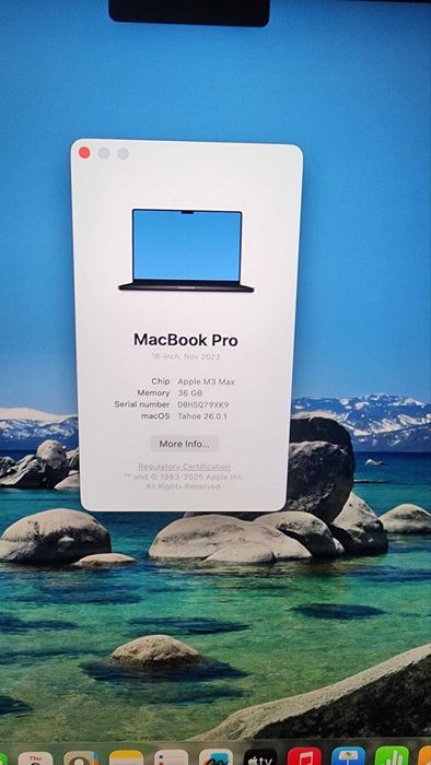 ноутбук apple macbook pro 16'' m3 max 36gb/1tb space black 2023
