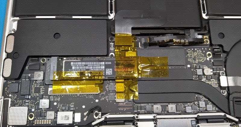 Адаптер переходник M.2 SSD NVME to Apple SSD 22+34 pin MacBook A1708