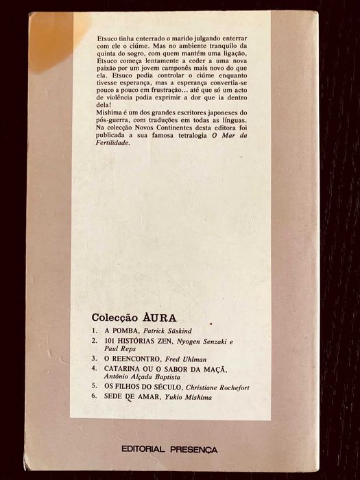 Sede de Amar, Yukio Mishima