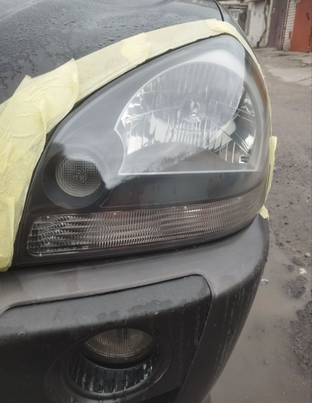 Полировка фар авто