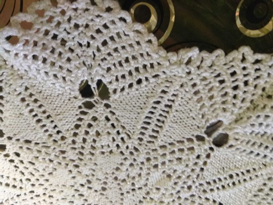 Вязаная  салфетка