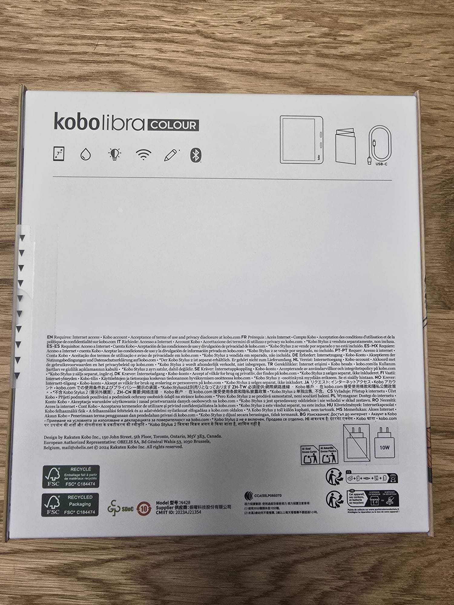 Kobo Libra Colour Branco - E-reader