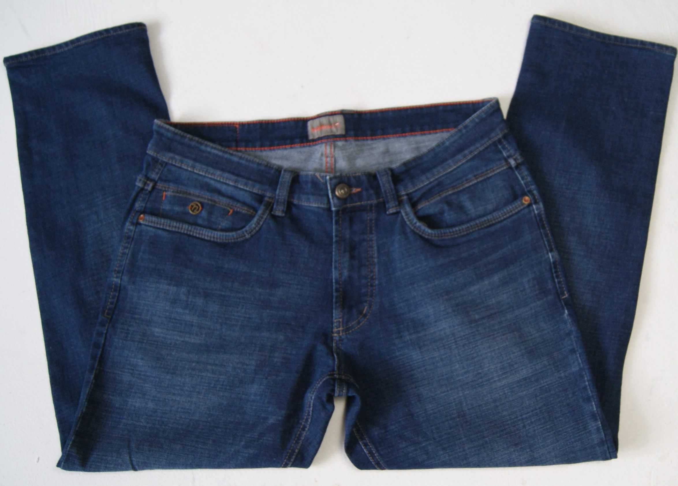 HATTRIC HARRIS W34 L30 PAS 90 five pocket jeansy męskie jnowe z elasta