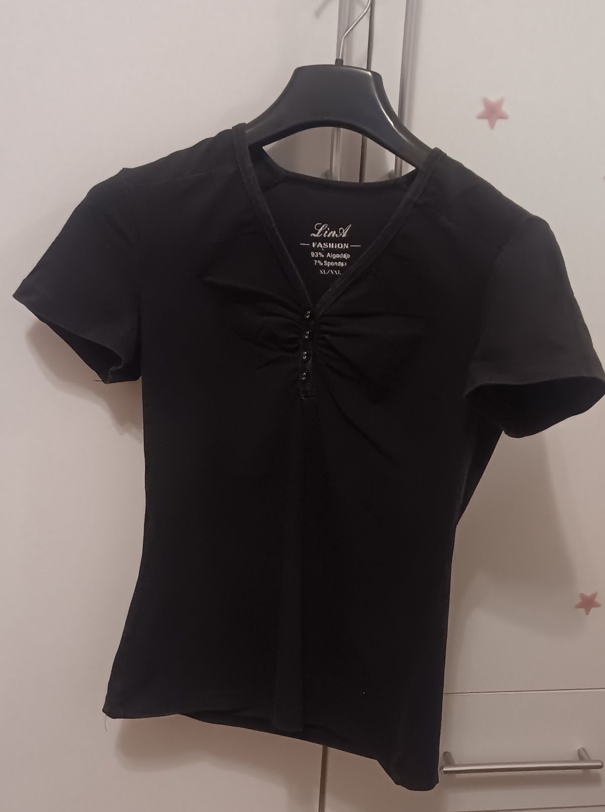 Camisola preta tamanho XL/XLL
