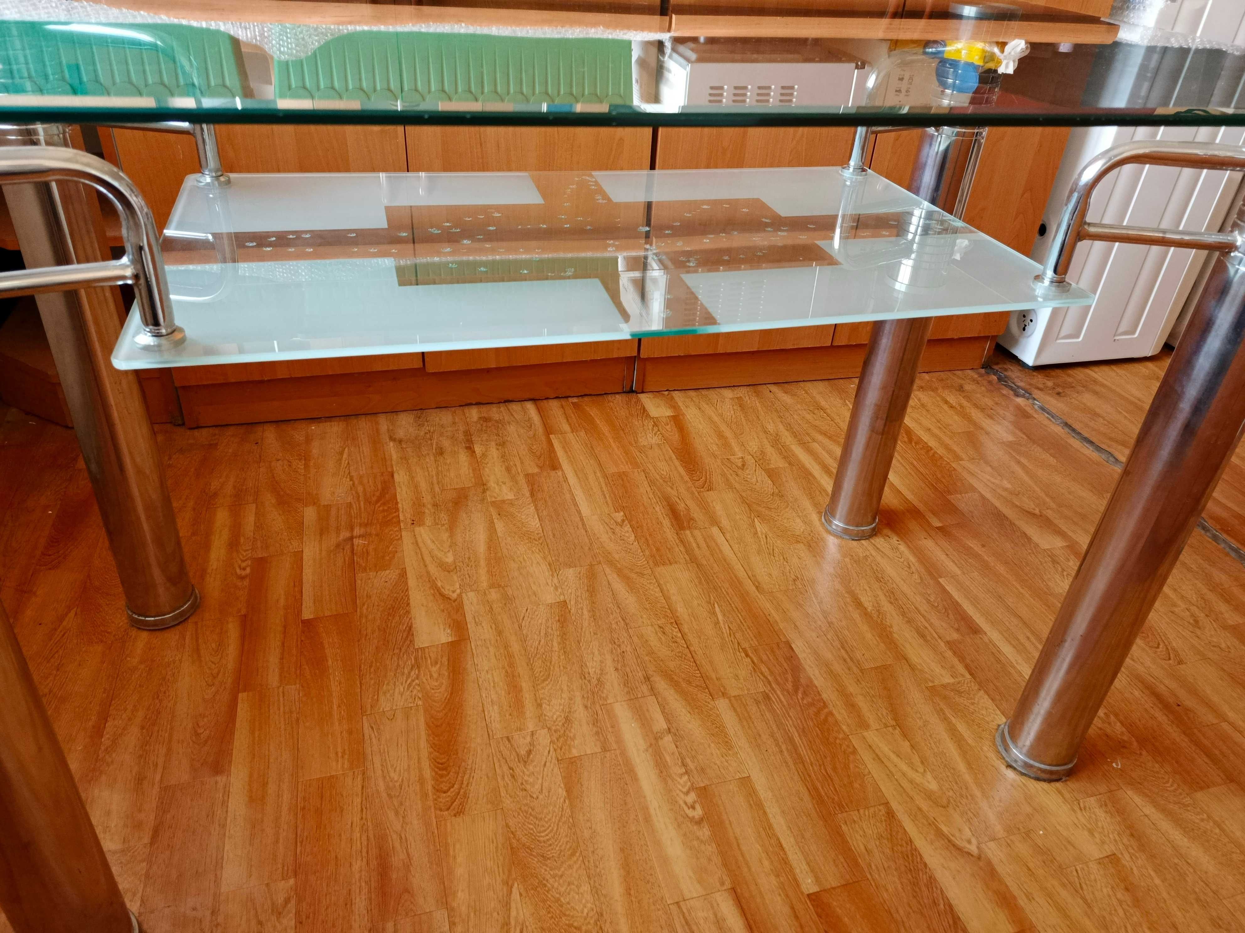Szklany stół  120 cm 74 cm 65 cm