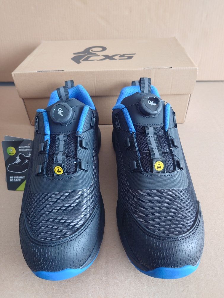Lekkie Półbuty Robocze 42 BOA System ochronne Bez Podnoska CXS S1PS
