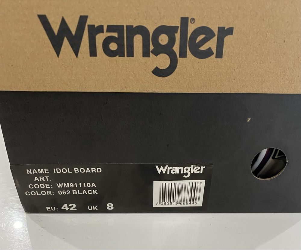 Trampki WRANGLER Idol Board WM91110A062 Black