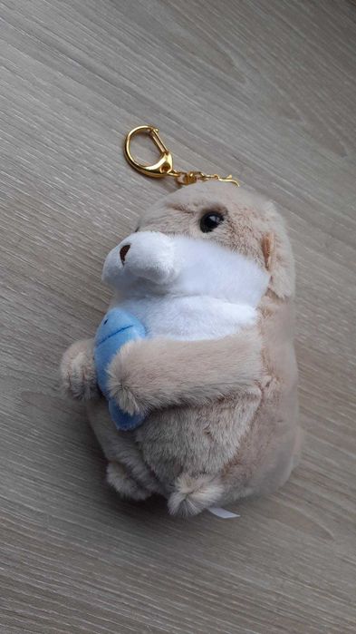 Porta chaves peluche lontra fofa