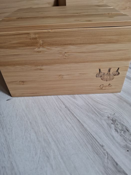 Bambusowe skrzynki na żywność