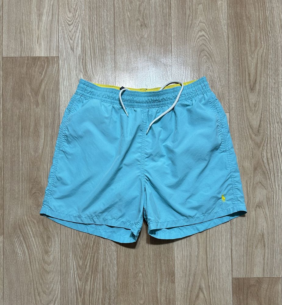 Polo by Ralph Lauren Blue/Yellow Nylon ідеальні шорти на теплу пору