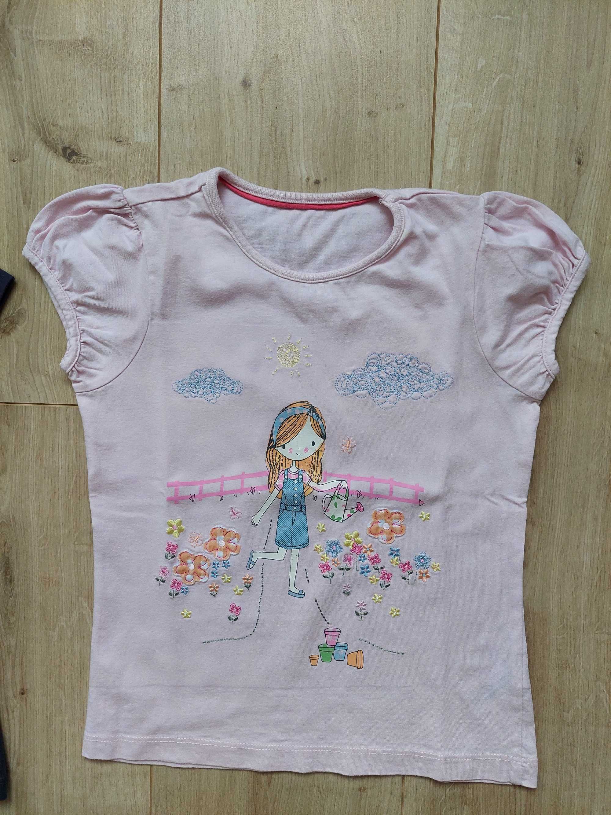 t-shirt,bluzka,koszulka dziewczęca,5 sz,bdb.George, youngstyle,122-128