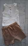 Komplet na lato H&M szorty i bluzka r. 62