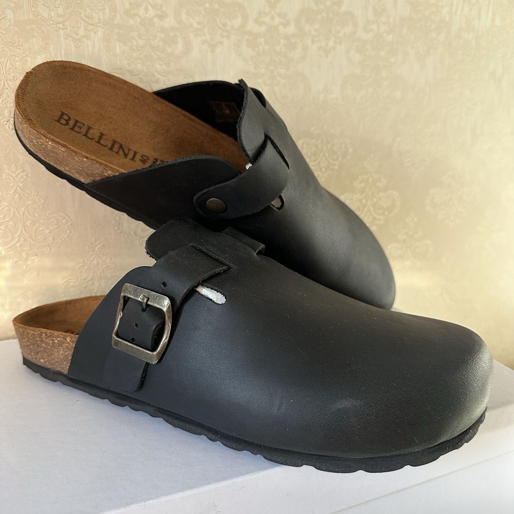 Bellini. Чоловічі шльопанці. Оригінал. Шкіра. Нові. Розмір 40-45