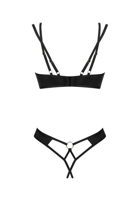 Obsessive - Nesari komplet 2-częściowy otwarty XS/S - WYPRZEDAŻ